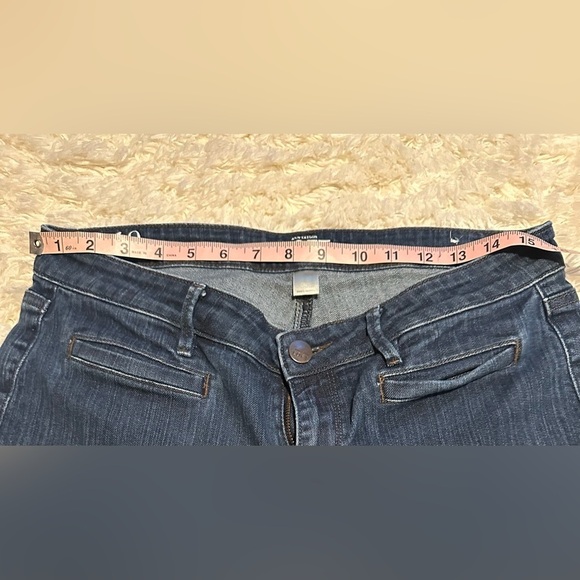 LOFT Women's Size 10x31.5 Original Bootcut Denim Blue Jeans EUC - Picture 2 of 9